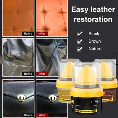 Picture of Nursing Shoes Leather Cleaner Brightening Leather Protective Protein Leather Repairing Cream Polish Lanolin