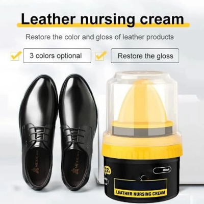 Picture of Nursing Shoes Leather Cleaner Brightening Leather Protective Protein Leather Repairing Cream Polish Lanolin
