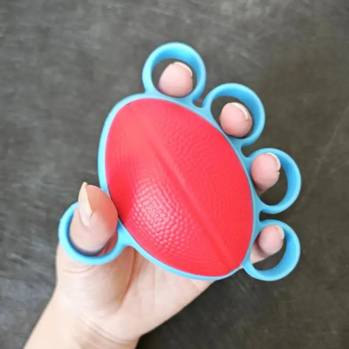 Picture of Hand Therapy Grip Strengthener Ball Stretcher Finger Pow Fitness Arm Exercise Muscle Relex Recovery Rehabilitation Equipment