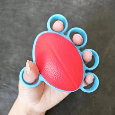 Picture of Hand Therapy Grip Strengthener Ball Stretcher Finger Pow Fitness Arm Exercise Muscle Relex Recovery Rehabilitation Equipment