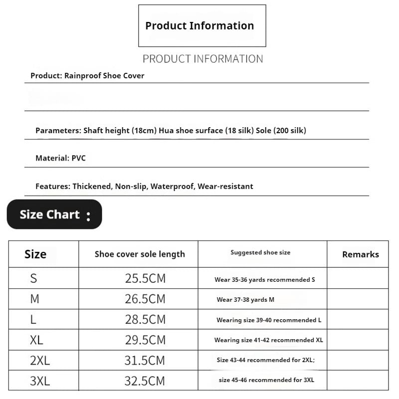 Picture of High Quality Transparent Thicken PVC Impermeable Wear-resisting Shoes Cover Waterproof Boot for Motorcycle Rainy Hiking