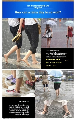 Picture of High Quality Transparent Thicken PVC Impermeable Wear-resisting Shoes Cover Waterproof Boot for Motorcycle Rainy Hiking