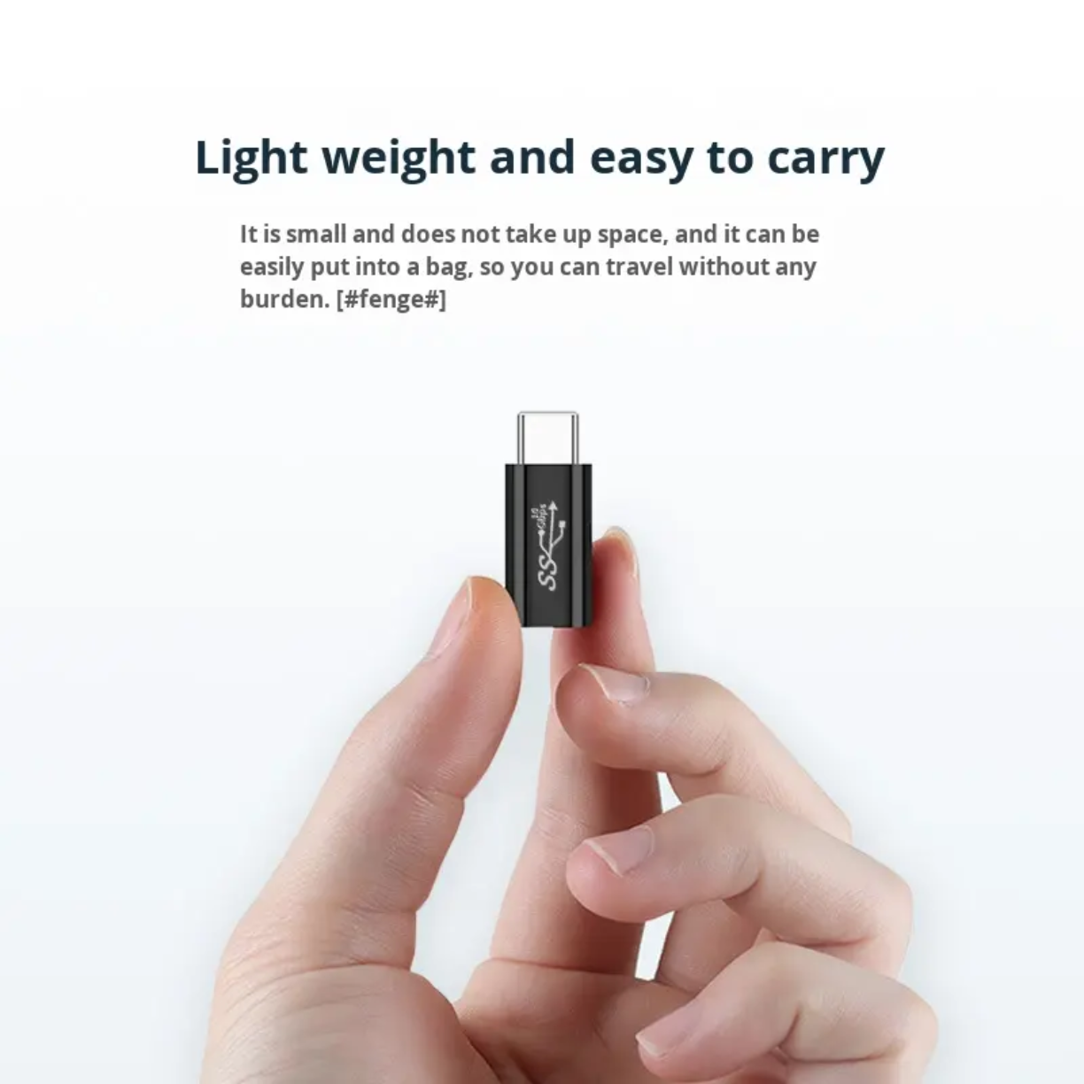 Picture of USB adapter OTG function Type-C converter male-to-female data line conversion direction female-to-female extender