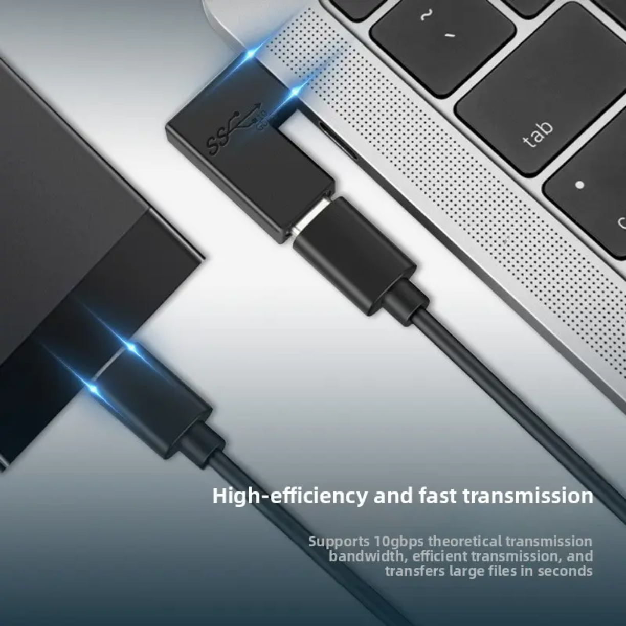 Picture of USB adapter OTG function Type-C converter male-to-female data line conversion direction female-to-female extender