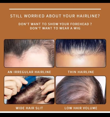 Picture of Hair Line Powder Black Root Cover Up Natural Instant Waterproof Hairline Shadow Powder Hair Concealer Coverage