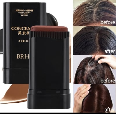 Picture of Hair Dye Stick th Comb For Man and Woman Black Brown Coffee Long Lasting Temporary Hair Coloring Covered White Hairs Hairline Pen Washable