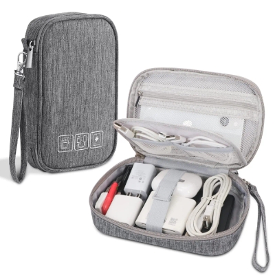 Picture of 1 pcs Travel Mobile Electronics Gadget Bag Travel Organizer USB Cable Organizer power bank, mobile phone, Wires, Hard Drive, Pendrive