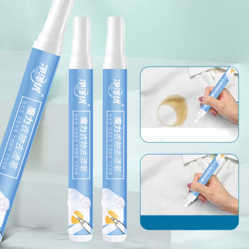 Picture of Portable Clothing 10ml Stain Remover Pen Instant Stain Removal Stick Emergency Grease Wine Stain Wash-Free Cleaning Pen For Travel