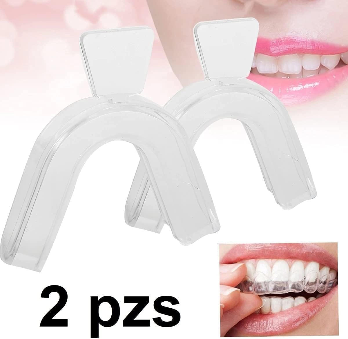Picture of Anti-snoring Mouthguard, Adjustable Anti-snoring Mouthpiece, Sleeping Devices, Snoring and Bruxism Stopper, Mouthpiece To Improve Sleep - 2pcs