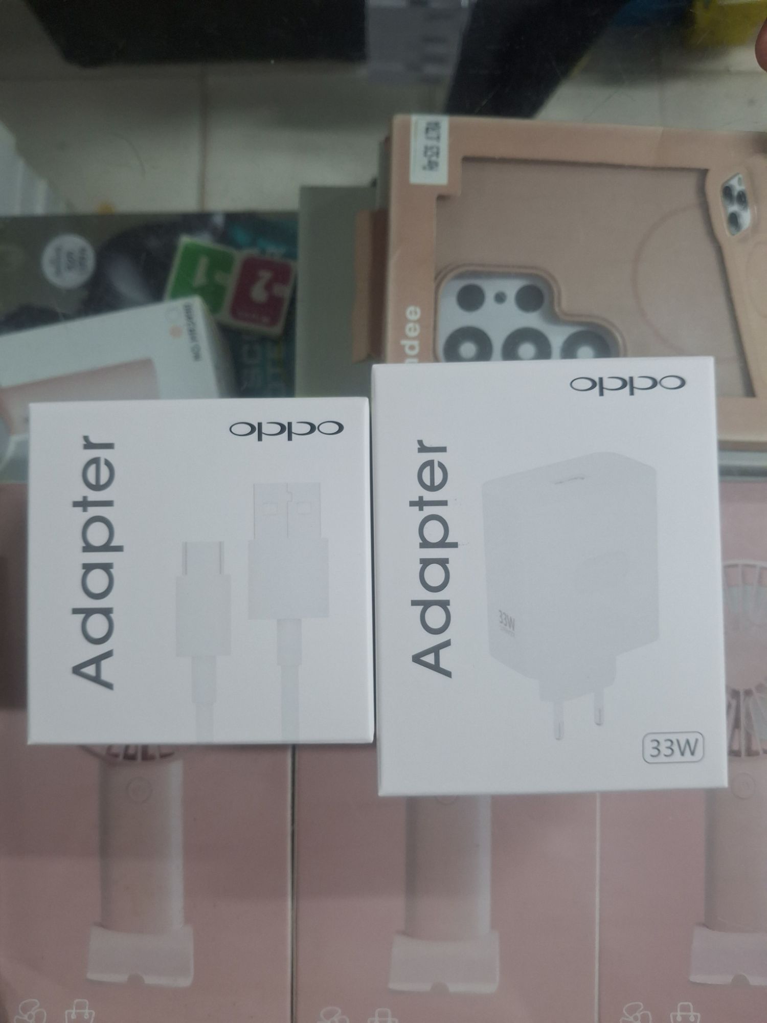Picture of OPPO Adaptor Charger 33W SuperVOOC Original A96 A76 Reno7 K10 f19 f19 pro f21 pro f21s pro - White