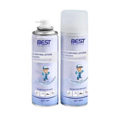 Picture of Guochao shoes and socks deodorant spray, shoes deodorant, shoe cabinet deodorizing, sneakers deodorizing, fragrance removing odor agent in shoes - White (300ml)