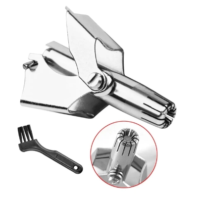 Picture of Portable Mini Stainless Steel Manual Nose Ear Hair Trimmer - Silver