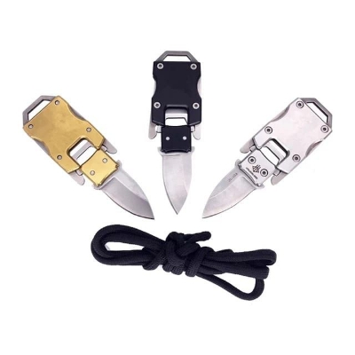 Picture of Cheap Superb Quality Multi-color Camping Emergency Survival Bracelet Durable Paracord Bracelet With U-shaped Buckle - Silver