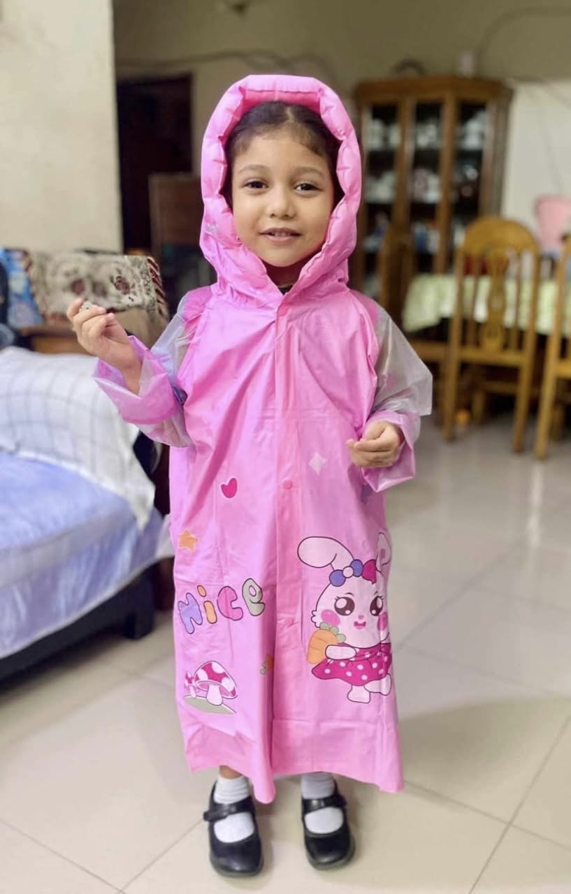 Picture of Waterproof Cartoon Animal Raincoat For Children (Boys And Girls)