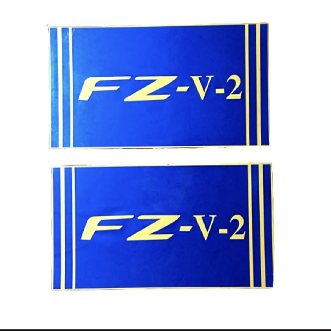 Picture of Font Suspension fork Sticker for Motorcycle Fzs v2 -Golden