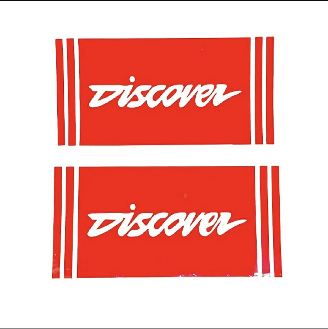 Picture of Motorcycle front Suspension fork sticker or Discover bike front fork logo sticker - All color