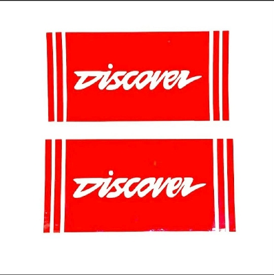 Picture of Motorcycle front Suspension fork sticker or Discover bike front fork logo sticker - All color