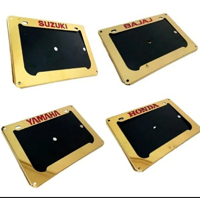 Picture of Metal number plate frame for all motorcycle or bike licence plate frame
