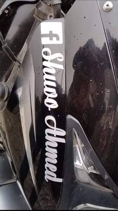 Picture of Name sticker for bike.. Motorcycle..car /alternative bike Point