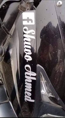 Picture of Name sticker for bike.. Motorcycle..car /alternative bike Point
