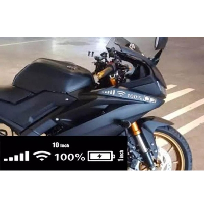 Picture of Bike Sticker - Network Wifi 100% Charge / Glow in the dark ( Waterproof & Premium quality)/