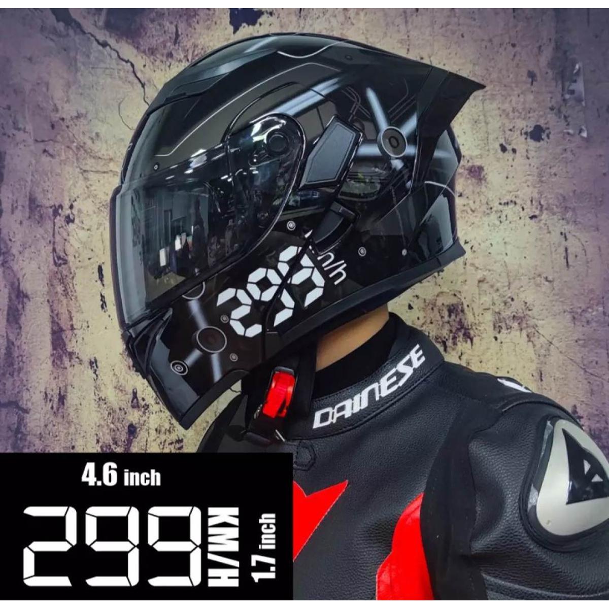 Picture of Helmet Sticker - 299 kmH ( Waterproof & Premium quality)/ Alternative Biker Point