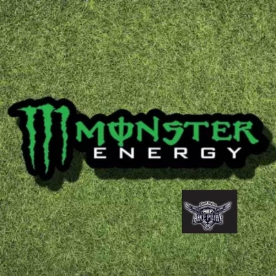 Picture of MONSTER sticker for motorcycle - laptop Waterproof sticker /Alternative Biker Point -Green