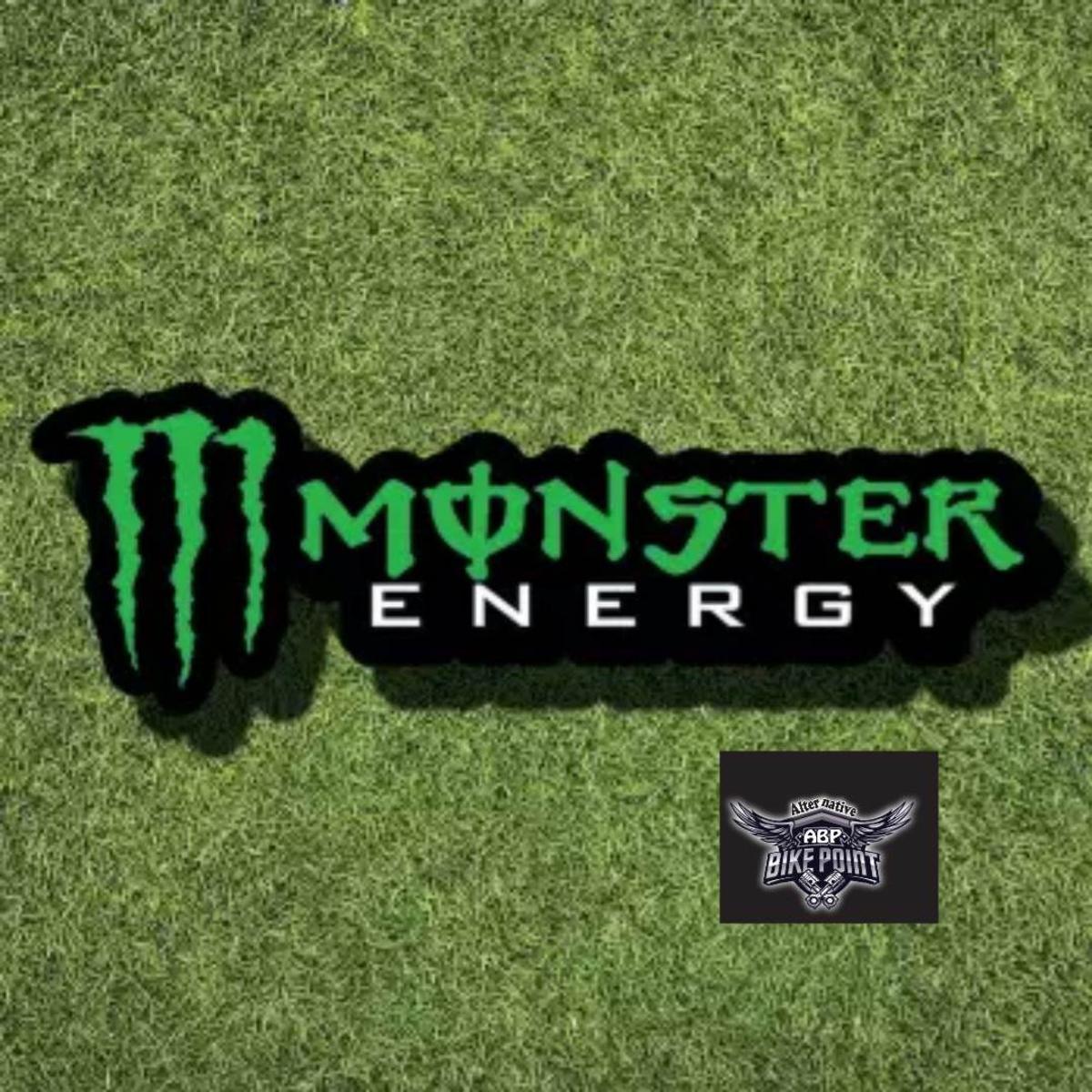 Picture of MONSTER sticker for motorcycle - laptop Waterproof sticker /Alternative Biker Point -Green