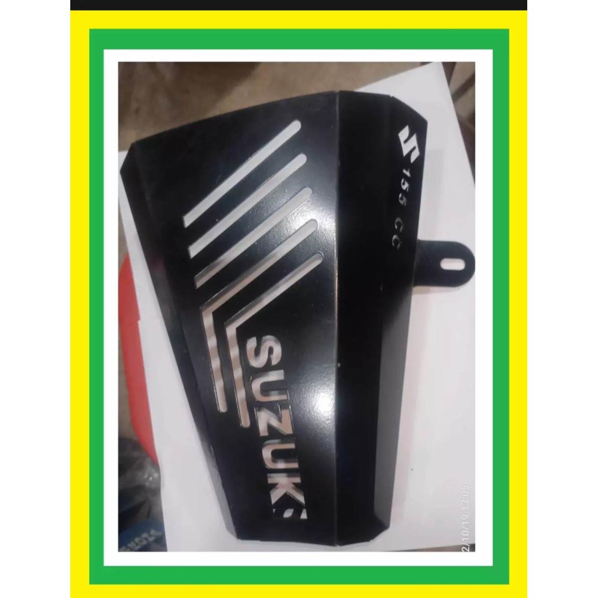 Picture of Suzuk-i silencer Metal cover colour-Black -Black