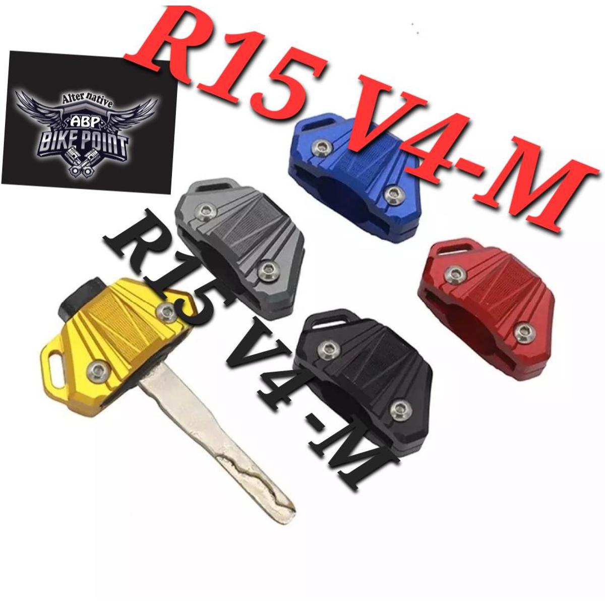 Picture of CNC Key Cover Key Fob for Yamaha R15 v4 -M