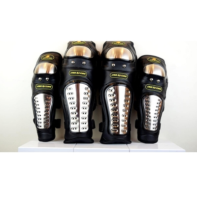 Picture of Premium quality biker Guard knee And elbow Guard -Black