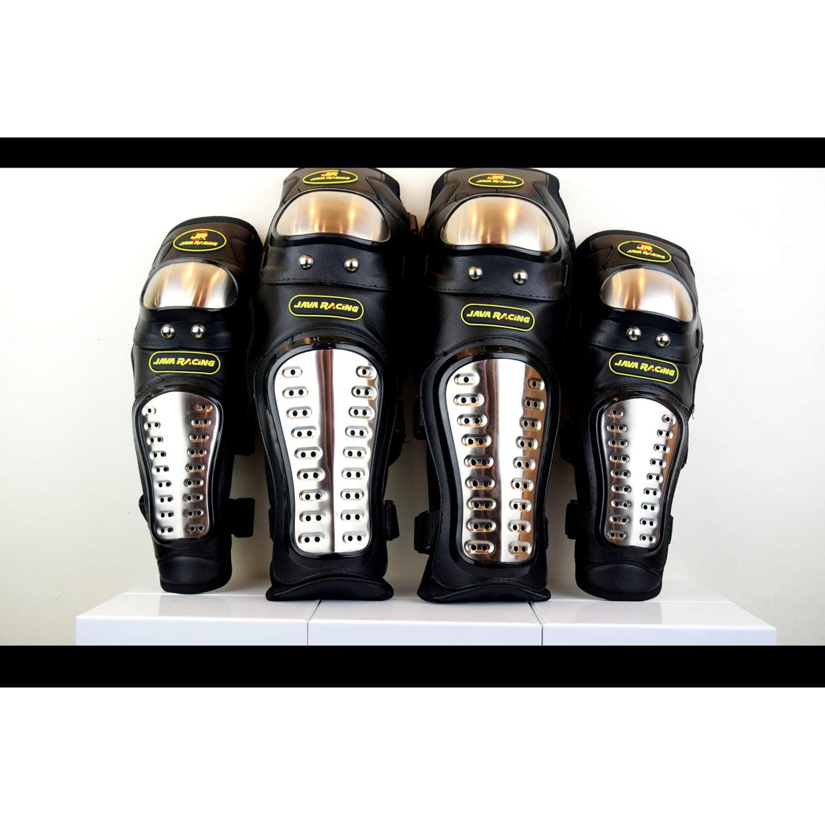 Picture of Premium quality biker Guard knee And elbow Guard -Black