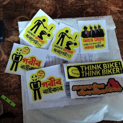 Picture of 6 pcs sticker -Multicolor
