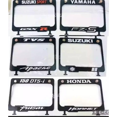 Picture of Number plate guard -Multicolor
