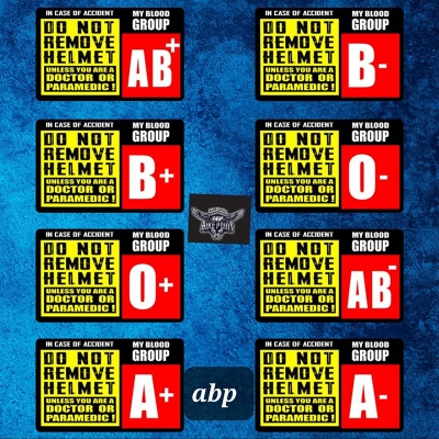 Picture of Sticker For BLOOD Group /Alternative Biker Point -Black