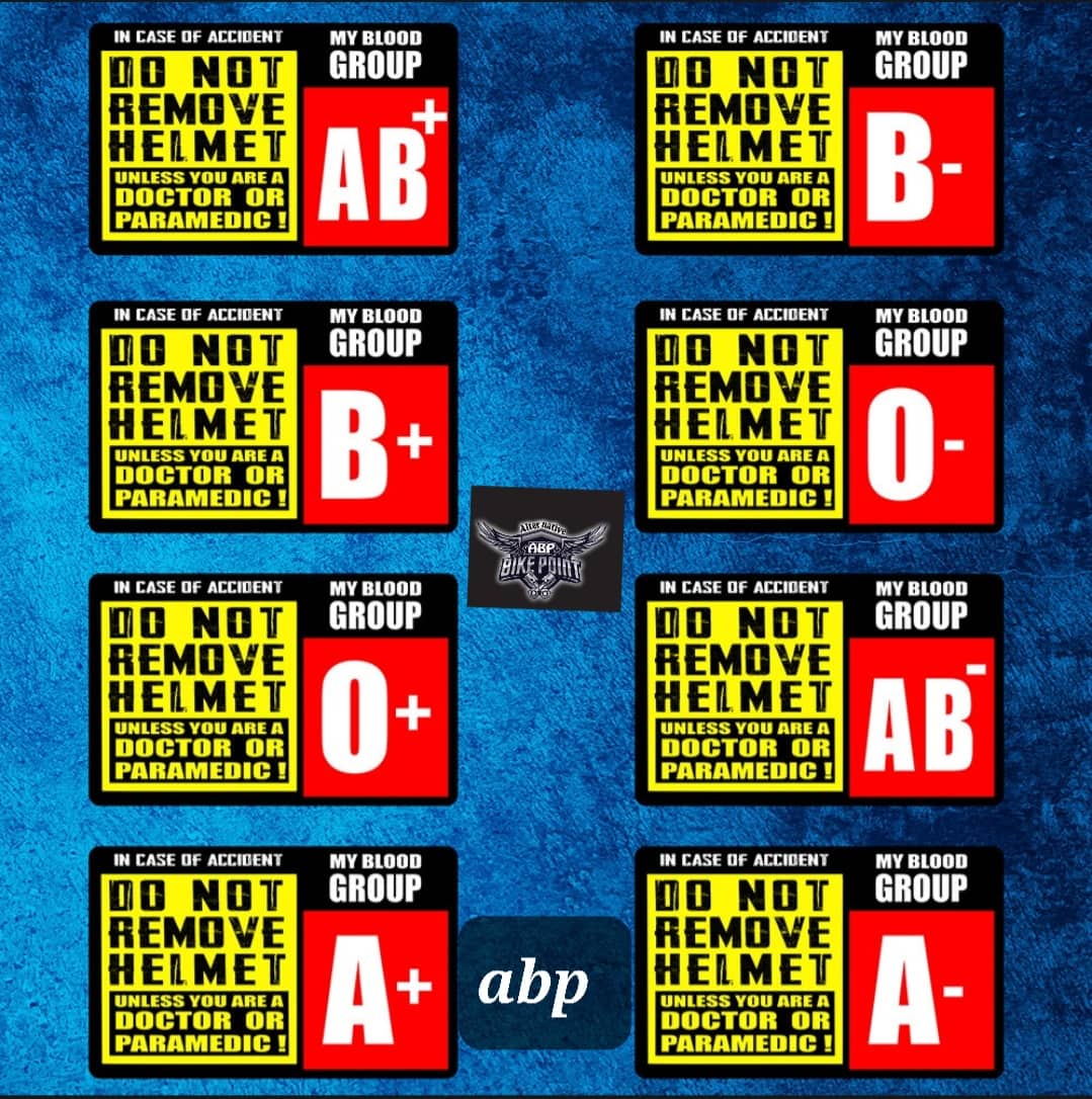 Picture of Sticker For BLOOD Group /Alternative Biker Point -Black