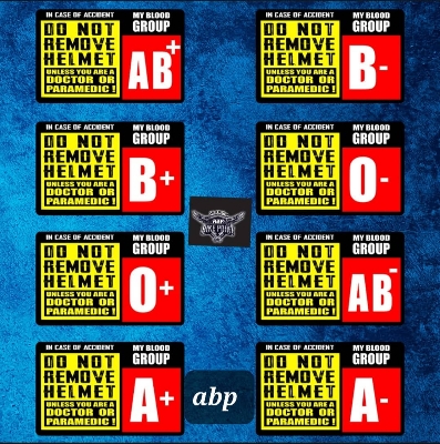 Picture of Sticker For BLOOD Group /Alternative Biker Point -Black
