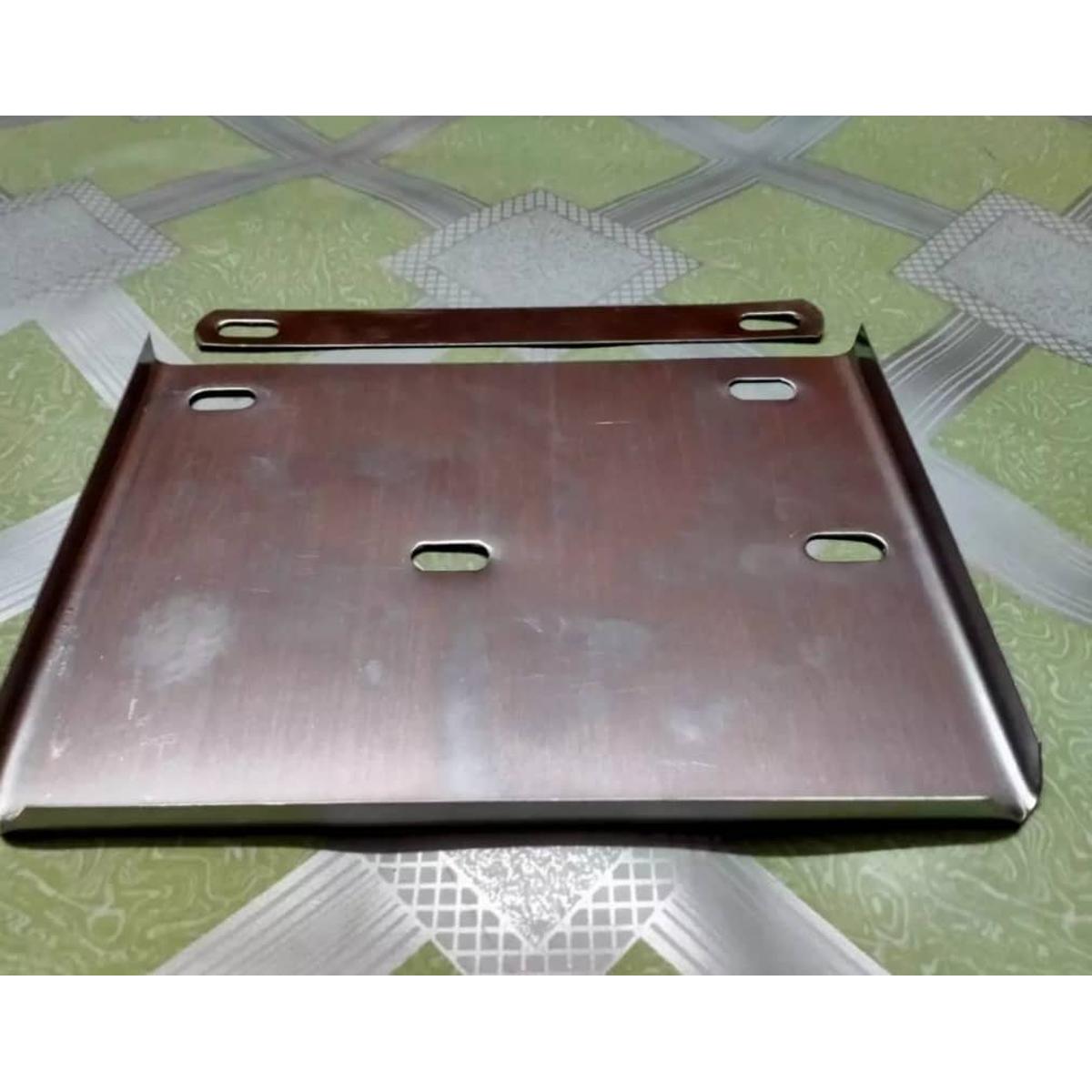 Picture of Motorcycle License Plate Holder- Stainless Steel 1 set-Universal -Silver