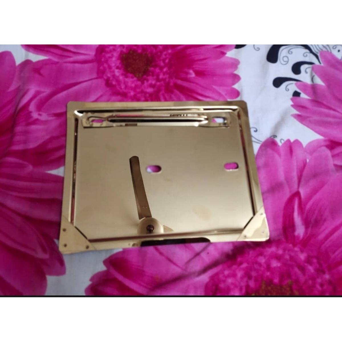 Picture of Motorcycle License Plate Holder- Stainless Steel 1 set-Universal -Gold