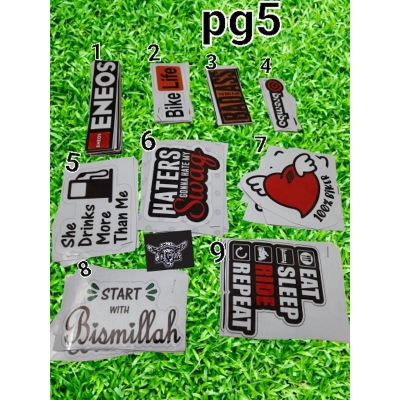 Picture of Sticker for helmet and motorcycle -Multicolor