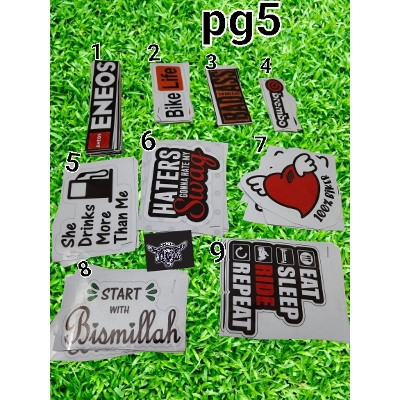 Picture of Sticker for helmet and motorcycle -Multicolor