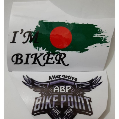 Picture of Sticker for helmet and motorcycle -Multicolor