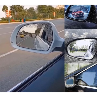Picture of Car and Bike Anti Water Mist Film Anti Fog Rainproof Rearview Mirror Protective Film