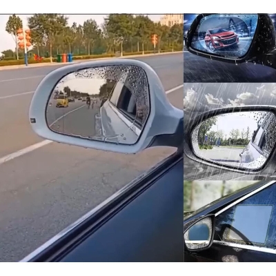 Picture of Car and Bike Anti Water Mist Film Anti Fog Rainproof Rearview Mirror Protective Film