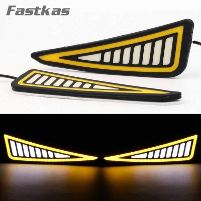 Picture of Car or Motorcycle Indicator Styling LED Flexible Running Light Turning Signal Light Waterproof Universal DRL -Multicolor