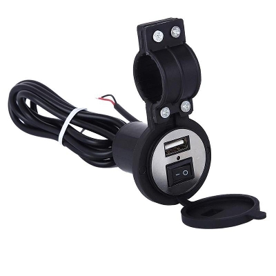 Picture of Motorcycle 12V Phone Usb Charger with Switch