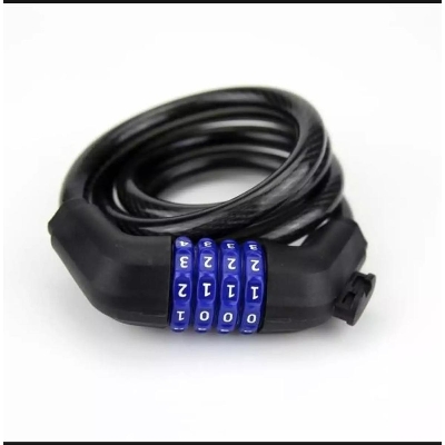 Picture of helmet lock, helmet security -Black