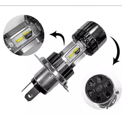 Picture of Motorcycle 12v H4 Hi Lo beam Moto LED M8 Headlight