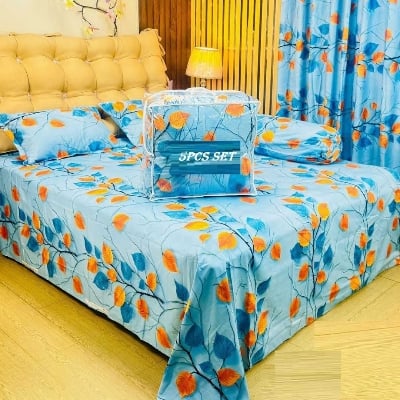 Picture of Zar'rah Shop Premium Quality Twill Cotton Comforter 5 Pcs Set (C-102)