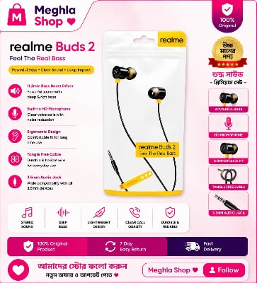 Picture of Railme Buds Wired Earphones with Mic Buds Wired Earphones with Mic Multicolor